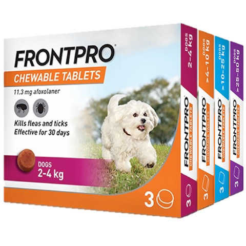 Frontpro FRONTPRO PROTECCIÓN FÁCIL Y SABROSA CONTRA PULGAS Y GARRAPATAS