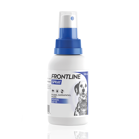 Frontline spray 100 ml parasiticida para tu hogar