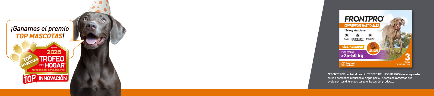 FRONTPRO PROTECCIÓN FÁCIL Y SABROSA CONTRA PULGAS Y GARRAPATAS